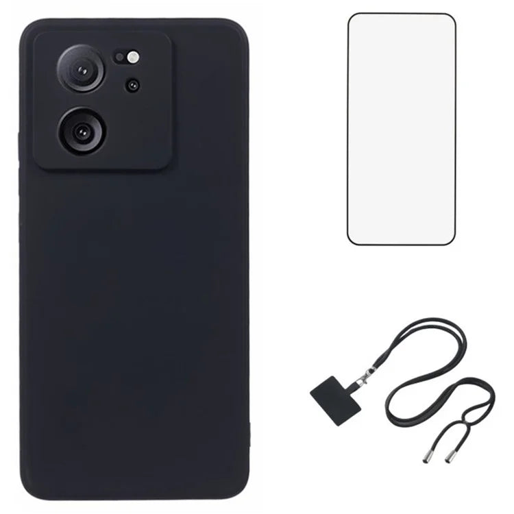 WANLONFENG RB1 Series For Xiaomi 13T / 13T Pro / Redmi K60 Ultra Case Screen Film Soft TPU Phone Cover