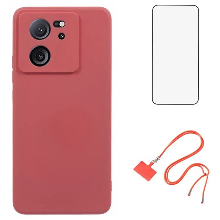 WANLONFENG RB1 Series For Xiaomi 13T / 13T Pro / Redmi K60 Ultra Case Screen Film Soft TPU Phone Cover
