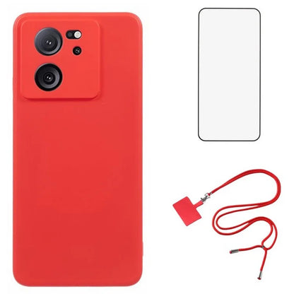 WANLONFENG RB1 Series For Xiaomi 13T / 13T Pro / Redmi K60 Ultra Case Screen Film Soft TPU Phone Cover