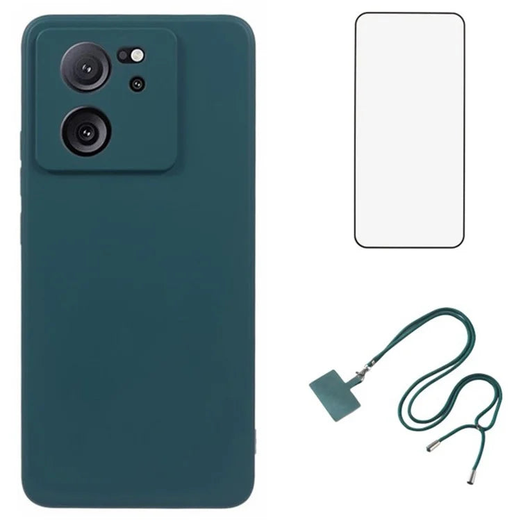 WANLONFENG RB1 Series For Xiaomi 13T / 13T Pro / Redmi K60 Ultra Case Screen Film Soft TPU Phone Cover