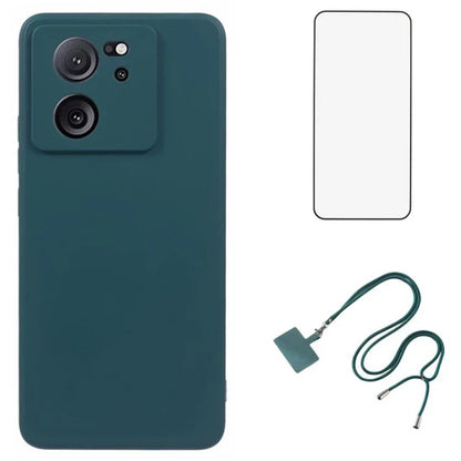 WANLONFENG RB1 Series For Xiaomi 13T / 13T Pro / Redmi K60 Ultra Case Screen Film Soft TPU Phone Cover