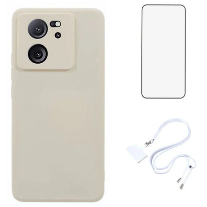 WANLONFENG RB1 Series For Xiaomi 13T / 13T Pro / Redmi K60 Ultra Case Screen Film Soft TPU Phone Cover