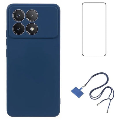 WANLONFENG RB1 Series For Xiaomi Redmi K70 5G / K70 Pro 5G / Poco F6 Pro 5G Case Soft TPU Phone Shell