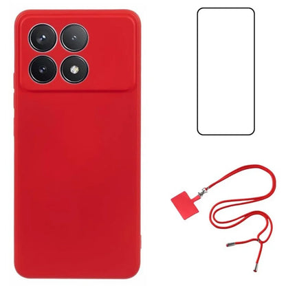 WANLONFENG RB1 Series For Xiaomi Redmi K70 5G / K70 Pro 5G / Poco F6 Pro 5G Case Soft TPU Phone Shell