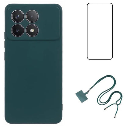 WANLONFENG RB1 Series For Xiaomi Redmi K70 5G / K70 Pro 5G / Poco F6 Pro 5G Case Soft TPU Phone Shell