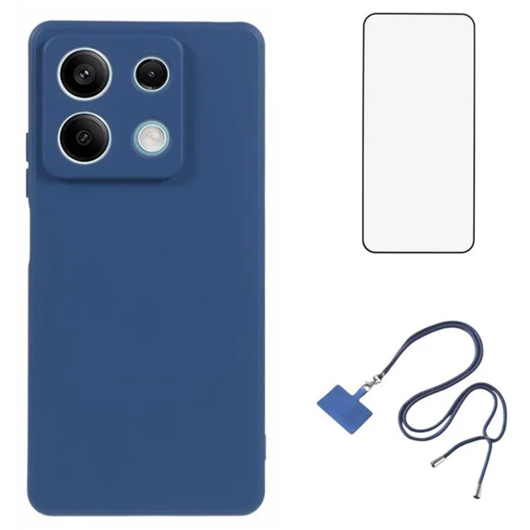 WANLONFENG RB1 Series For Xiaomi Redmi Note 13 5G Case 3 in 1 Protective TPU Phone Cover