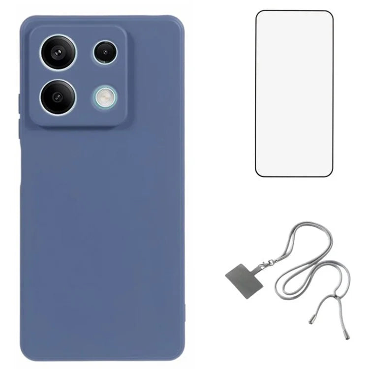 WANLONFENG RB1 Series For Xiaomi Redmi Note 13 5G Case 3 in 1 Protective TPU Phone Cover