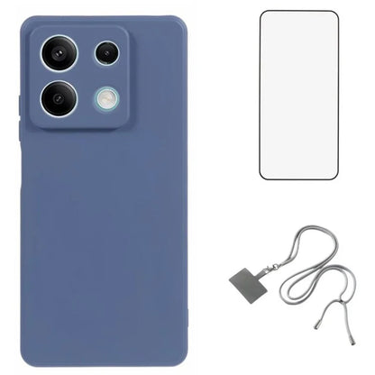 WANLONFENG RB1 Series For Xiaomi Redmi Note 13 5G Case 3 in 1 Protective TPU Phone Cover