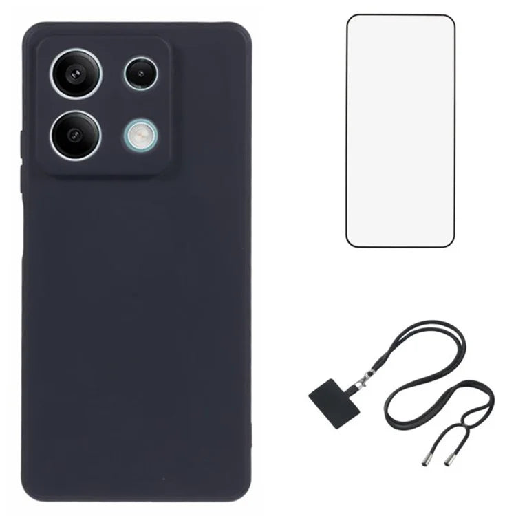 WANLONFENG RB1 Series For Xiaomi Redmi Note 13 5G Case 3 in 1 Protective TPU Phone Cover