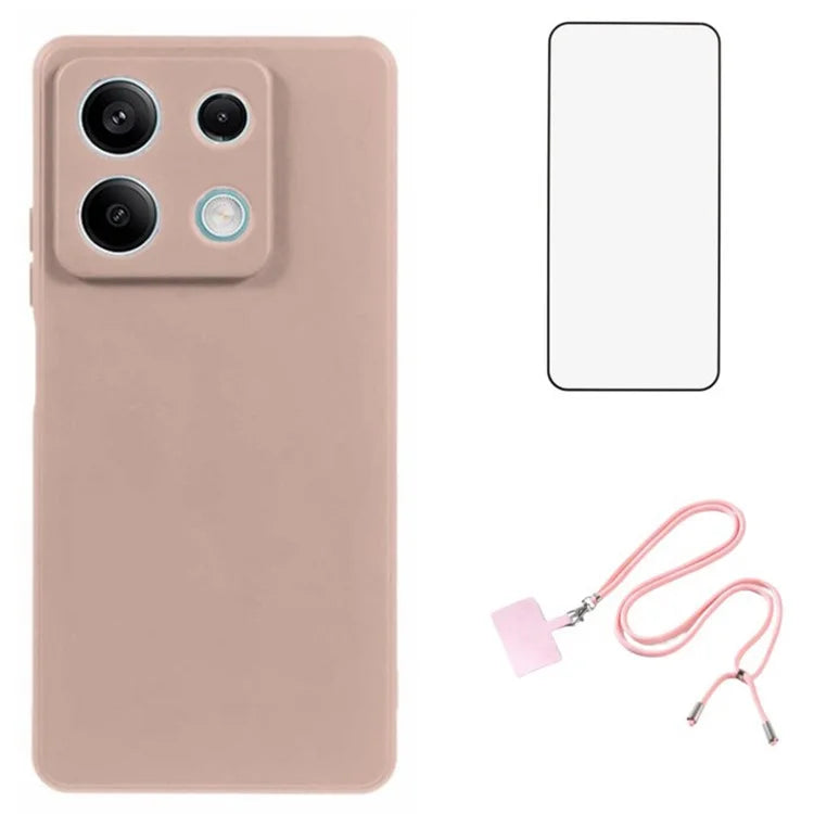 WANLONFENG RB1 Series For Xiaomi Redmi Note 13 5G Case 3 in 1 Protective TPU Phone Cover
