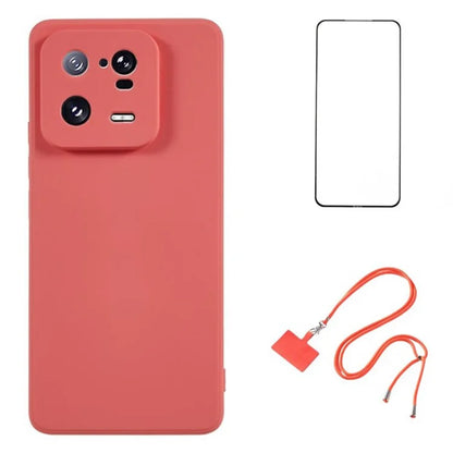 WANLONFENG RB1 Series For Xiaomi 13 Pro 5G Case with HD Screen Protector TPU Back Cover