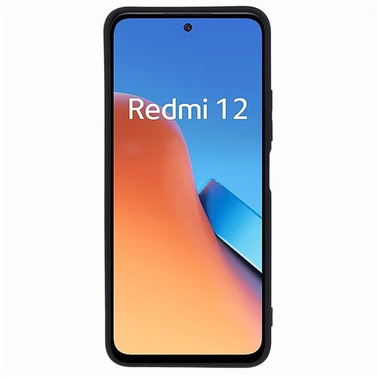 WANLONFENG RB1 Series For Xiaomi Redmi 12 4G TPU Phone Case with Screen Film+Lanyard
