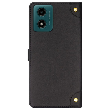 IDEWEI For Motorola Moto E14 4G / G04 4G / G04s 4G / G24 4G Case Leather Phone Cover with Card Slots