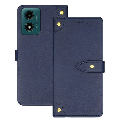 IDEWEI For Motorola Moto E14 4G / G04 4G / G04s 4G / G24 4G Case Leather Phone Cover with Card Slots