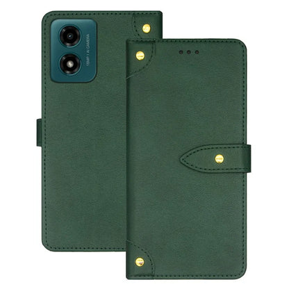 IDEWEI For Motorola Moto E14 4G / G04 4G / G04s 4G / G24 4G Case Leather Phone Cover with Card Slots