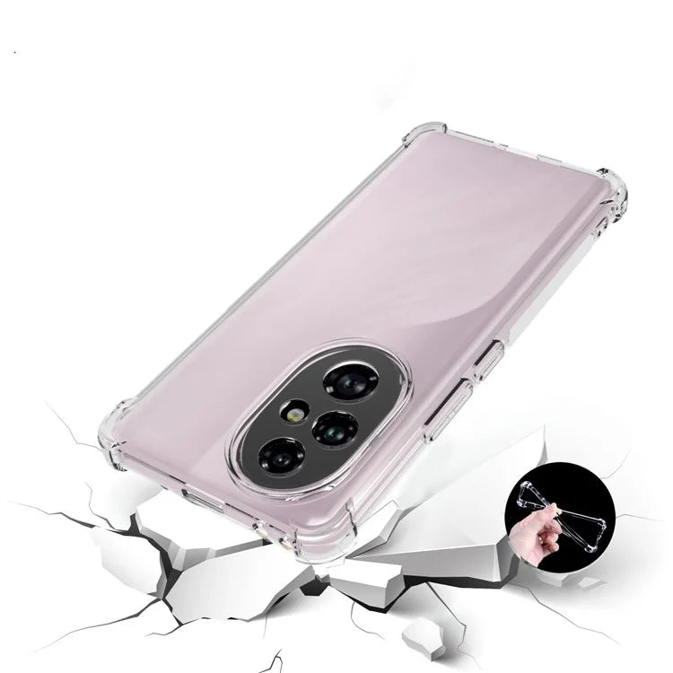 For Honor 200 Pro 5G Case Non-Slip Drop-proof Soft TPU Clear Phone Cover