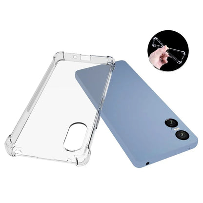 For Sony Xperia 10 VI TPU Case Four Corners Protection Clear Phone Cover