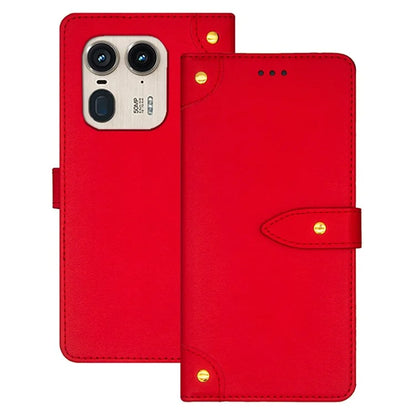 IDEWEI For Motorola Edge 50 Ultra 5G / Moto X50 Ultra 5G Case Card Holder Leather Stand Phone Cover