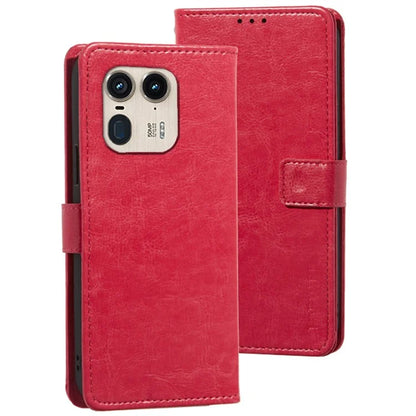 IDEWEI For Motorola Edge 50 Ultra 5G / Moto X50 Ultra 5G Case Wallet PU Leather Folio Flip Phone Cover