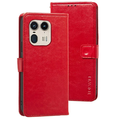 IDEWEI For Motorola Edge 50 Ultra 5G / Moto X50 Ultra 5G Case Wallet PU Leather Folio Flip Phone Cover