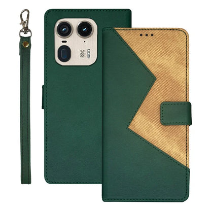 IDEWEI For Motorola Edge 50 Ultra 5G / Moto X50 Ultra 5G Case Card Slots Stand Leather Phone Cover