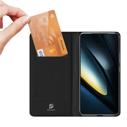 DUX DUCIS Skin Pro Series For Xiaomi Redmi K70 5G / K70 Pro 5G / Poco F6 Pro 5G Case Leather Flip Phone Cover