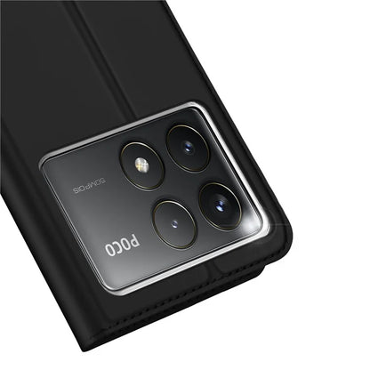 DUX DUCIS Skin Pro Series For Xiaomi Redmi K70 5G / K70 Pro 5G / Poco F6 Pro 5G Case Leather Flip Phone Cover
