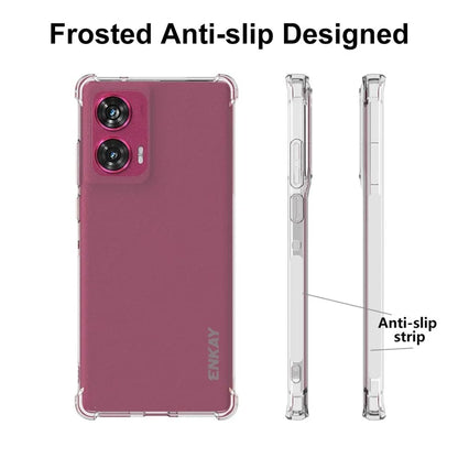 ENKAY HAT PRINCE For Motorola Edge 50 Fusion 5G Case TPU Phone Cover with Reinforced Corner