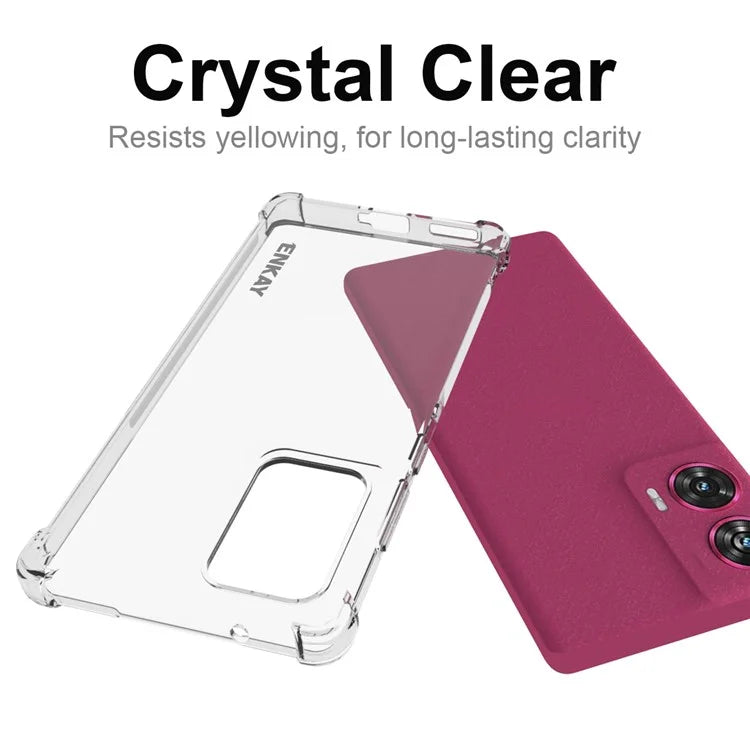 ENKAY HAT PRINCE For Motorola Edge 50 Fusion 5G Case TPU Phone Cover with Reinforced Corner