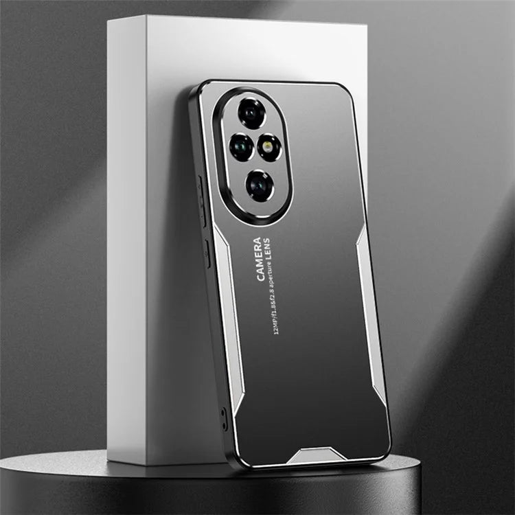 For Honor 200 Pro 5G Protective Case Aluminium Alloy+TPU+PC Phone Cover
