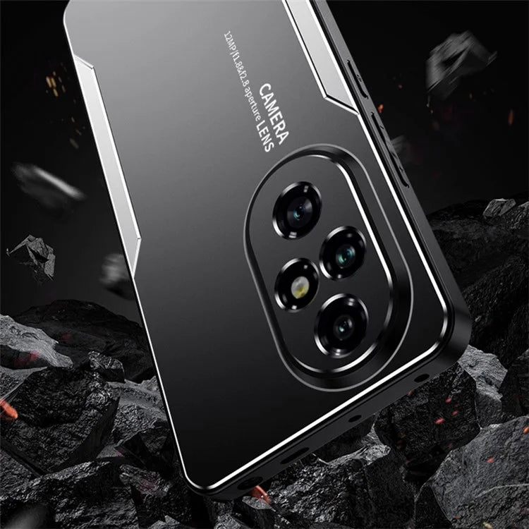 For Honor 200 Pro 5G Protective Case Aluminium Alloy+TPU+PC Phone Cover
