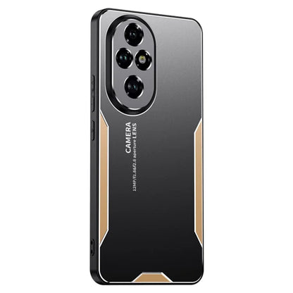 For Honor 200 Pro 5G Protective Case Aluminium Alloy+TPU+PC Phone Cover