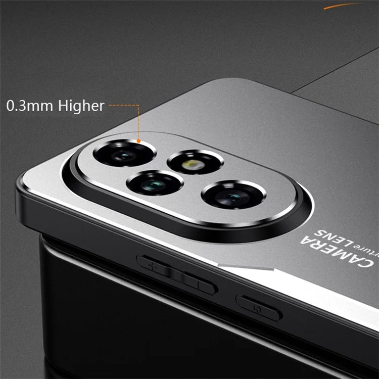 For Honor 200 Pro 5G Protective Case Aluminium Alloy+TPU+PC Phone Cover