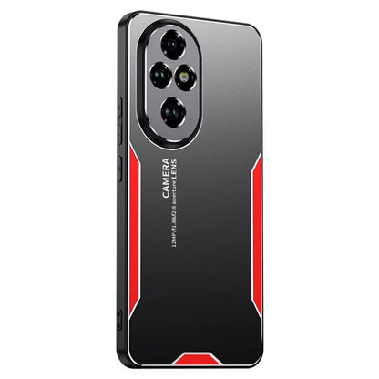 For Honor 200 Pro 5G Protective Case Aluminium Alloy+TPU+PC Phone Cover