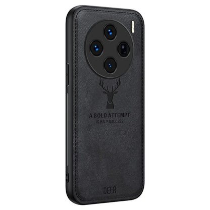 For vivo X100s 5G Case Deer Pattern Leather+PC+TPU Protective Phone Cover
