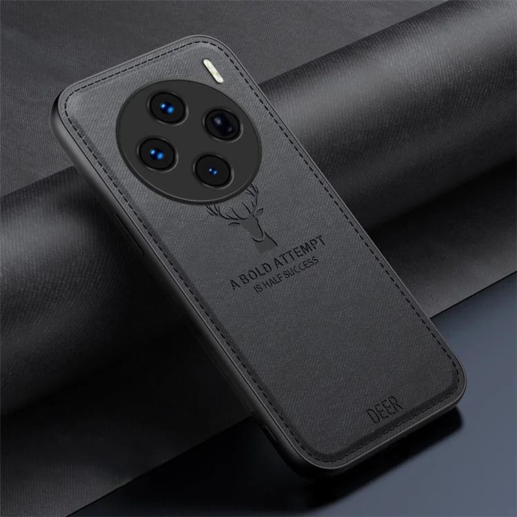 For vivo X100s 5G Case Deer Pattern Leather+PC+TPU Protective Phone Cover