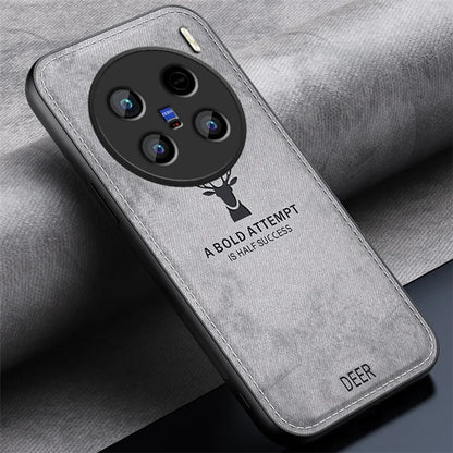 For vivo X100 Ultra 5G Case Deer Pattern Phone Mobile Basic Back Cover