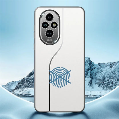 For Honor 200 5G Case Drop Proof PC+TPU Phone Cover with Metal Lens Cover