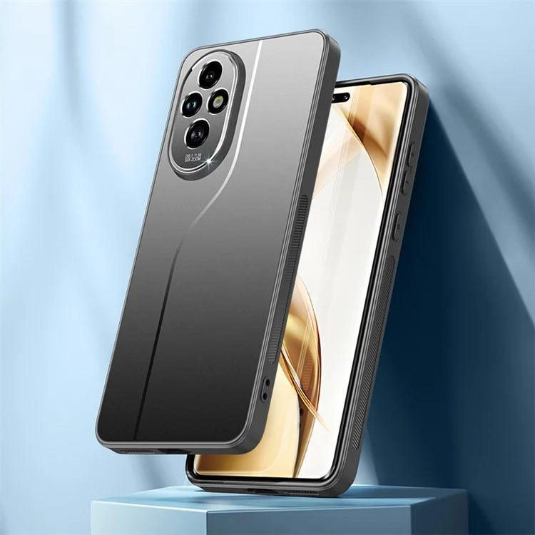 For Honor 200 5G Case Drop Proof PC+TPU Phone Cover with Metal Lens Cover
