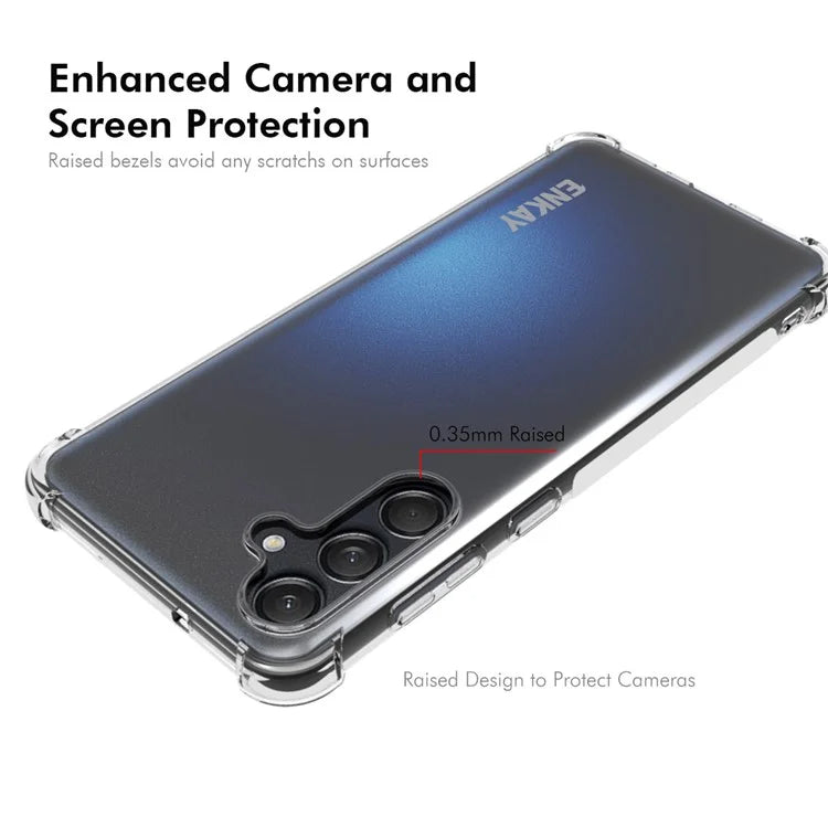 ENKAY HAT PRINCE For Samsung Galaxy M55 5G / C55 5G / F55 5G Case Transparent TPU Drop-Proof Phone Cover