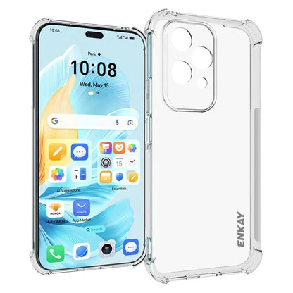 ENKAY HAT PRINCE For Honor 200 Lite Case Thickened Corners Clear TPU Phone Cover