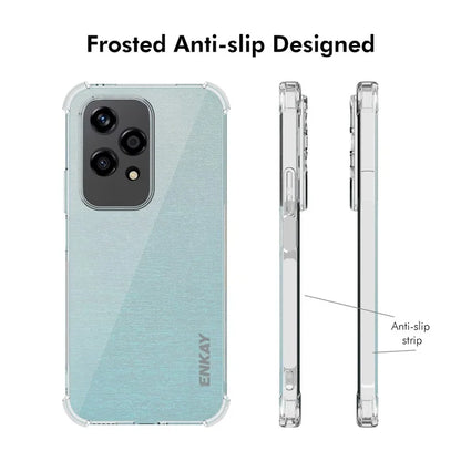 ENKAY HAT PRINCE For Honor 200 Lite Case Thickened Corners Clear TPU Phone Cover