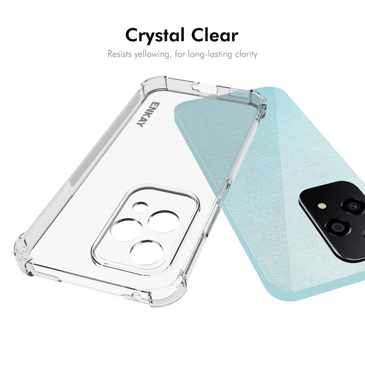 ENKAY HAT PRINCE For Honor 200 Lite Case Thickened Corners Clear TPU Phone Cover