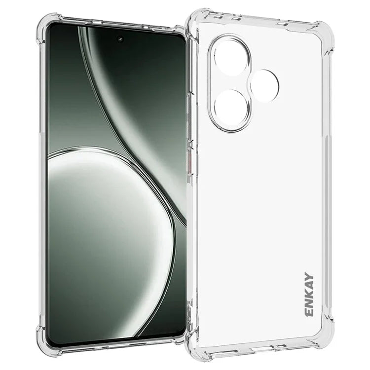 ENKAY HAT PRINCE For Realme GT Neo6 SE 5G Case Non-Slip Side Edge TPU Clear Phone Cover