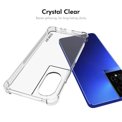 ENKAY HAT PRINCE For TCL 50 5G Case Clear TPU Phone Cover Shockproof Corners