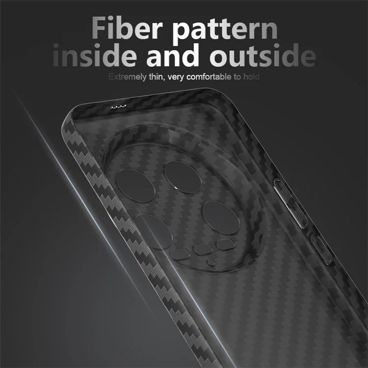 For Xiaomi 14 Ultra Phone Case PC Back Cover Splicing Carbon Fiber Texture