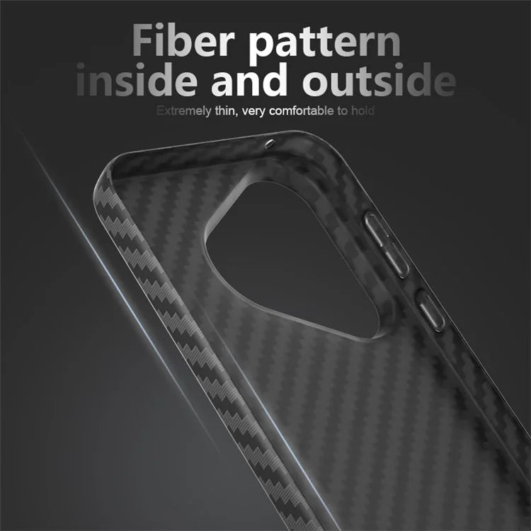 For Huawei Pura 70 Pro / Pura 70 Pro+ Case Carbon Fiber Texture PC Phone Cover+Green