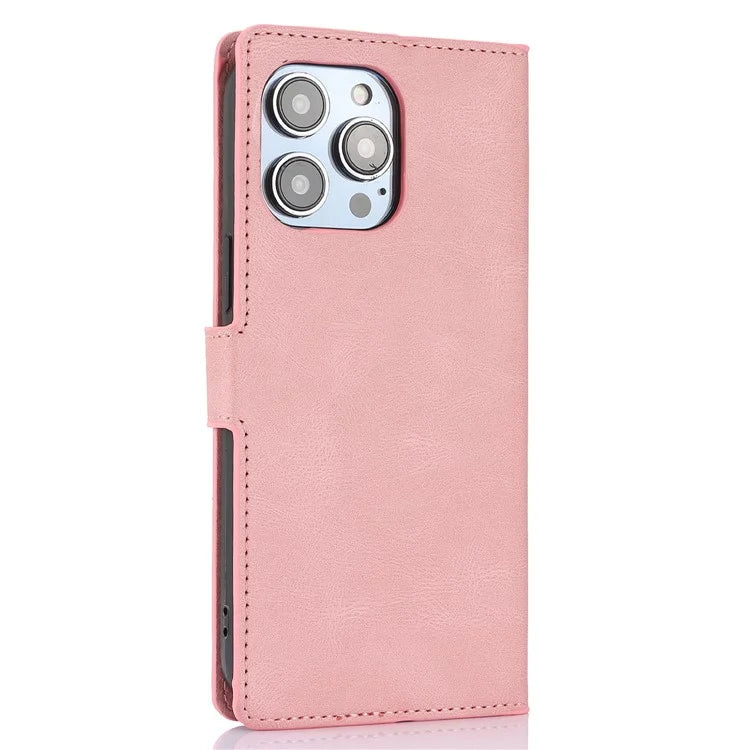 For iPhone 16 Pro Case PU Leather Card Slots Wallet Flip Phone Cover
