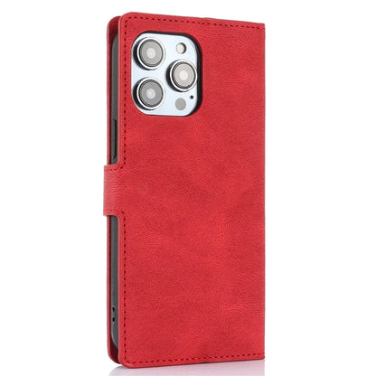 For iPhone 16 Pro Case PU Leather Card Slots Wallet Flip Phone Cover