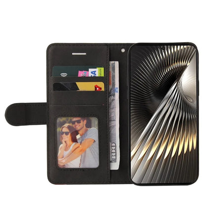 KT Leather Series-1 For Xiaomi Redmi Turbo 3 5G / Poco F6 5G Case Leather Phone Cover Color Splicing
